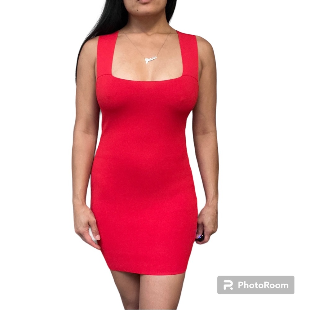 Seek The Label Bodycon Dress, Red, size Small